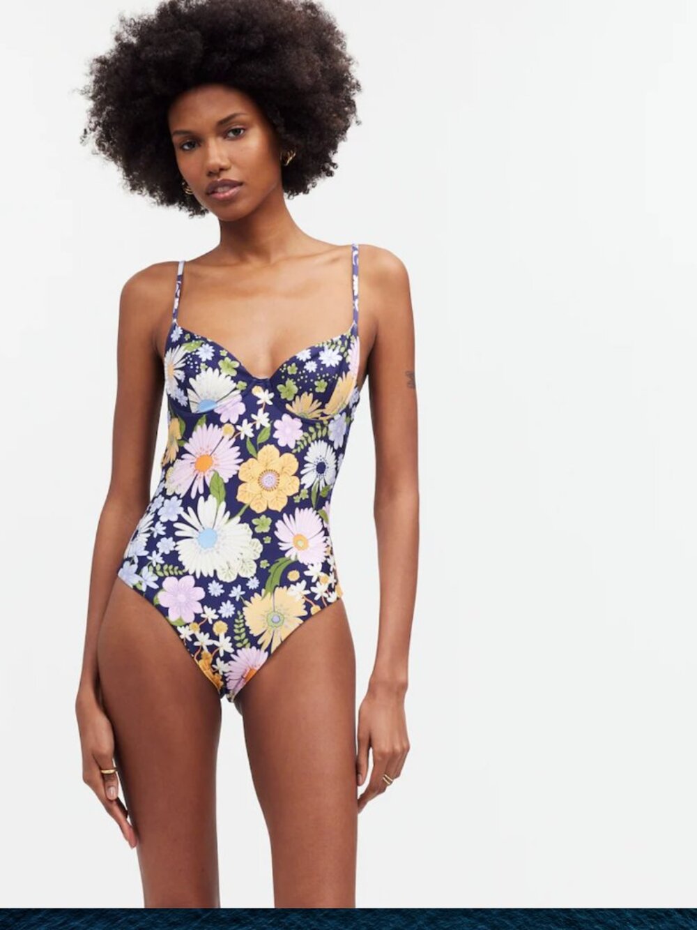 NWT Madewell x Agua Bendita one-piece swimsuit